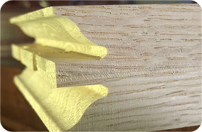 Wood joint door production line