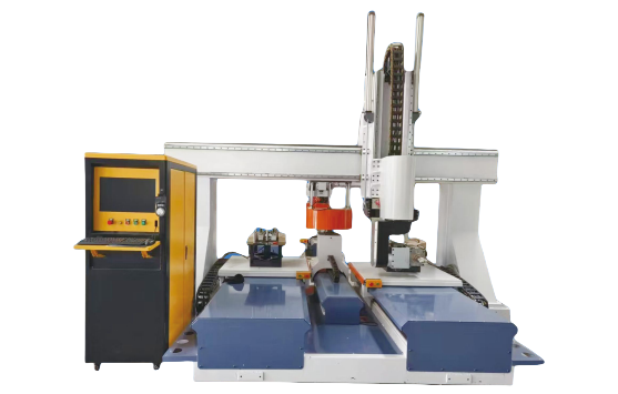 Double Station 5-axis CNC Lathe